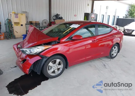 2013 Hyundai Elantra Gls z USA, uszkodzony, nr VIN KMHDH4AE9DU631903